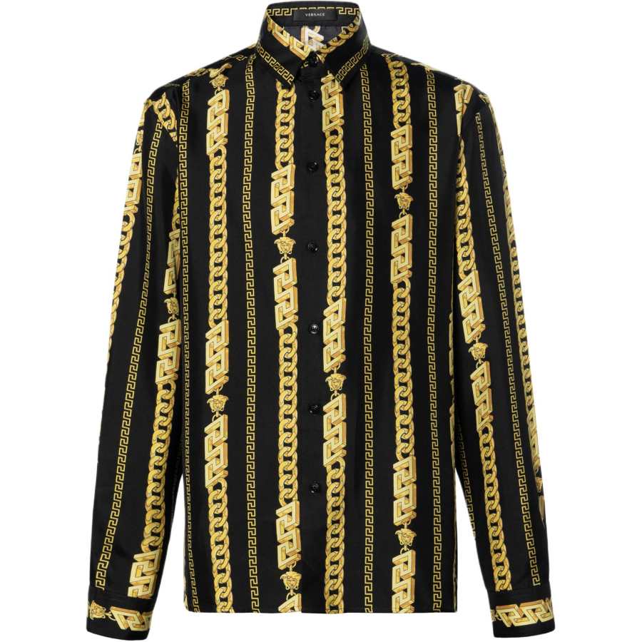 VERSACE VERSACE Column Strip Long Sleeve Shirt