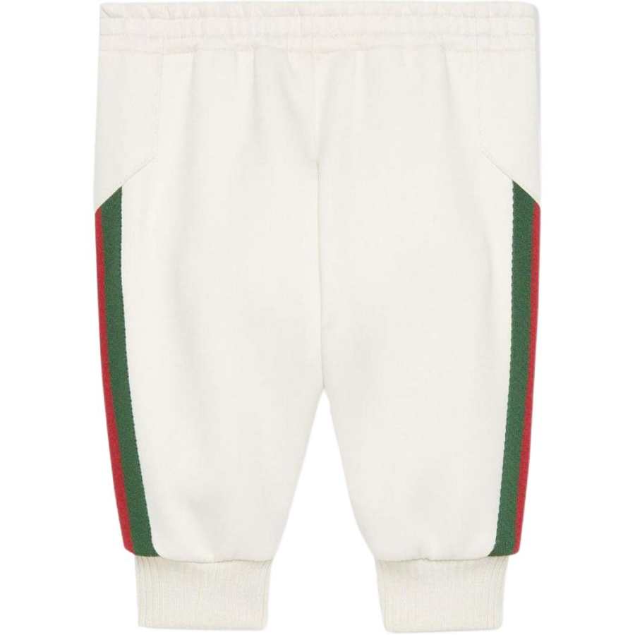 GUCCI Moderate Knitted Sweatpants Autumn Spring Infant And Toddler White