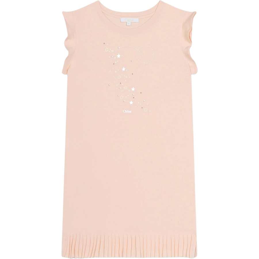 Chloé Chloe FW23 Children's Dress Kids' Pink