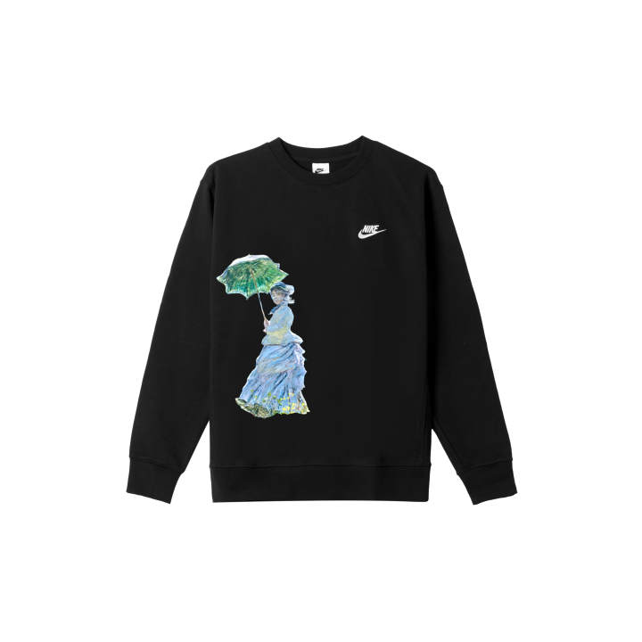 Nike Nike Sweatshirts Men's Black Crew Neck Moderate