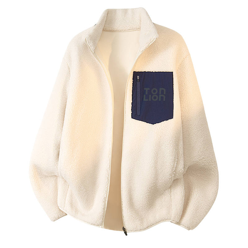 Tonlion Jackets Unisex Stand Collar Thickened Other