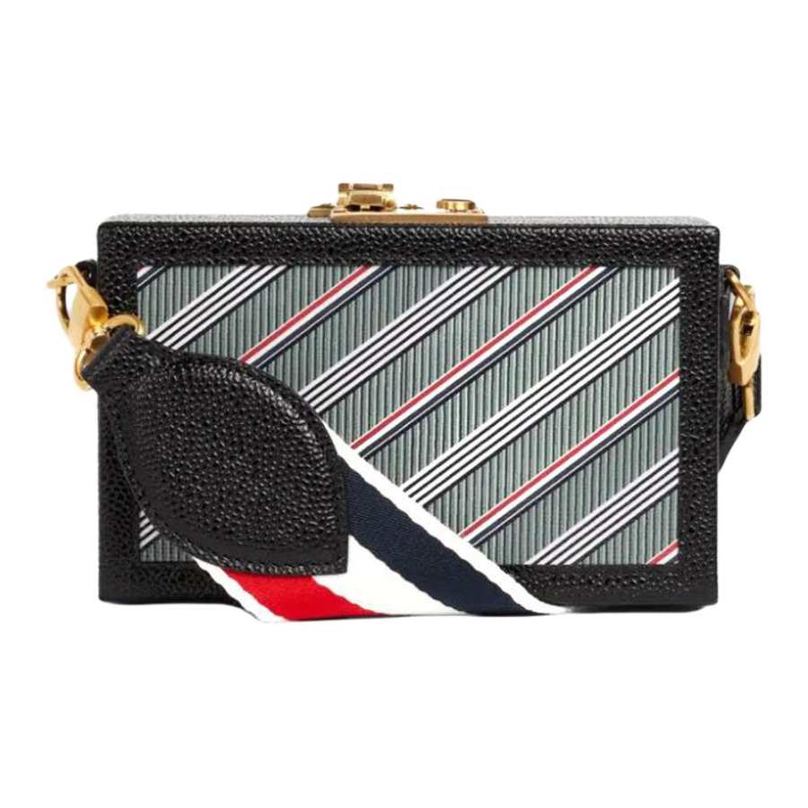 THOM BROWNE THOM BROWNE· Canvas Shoulder Bag Mini Men's Black