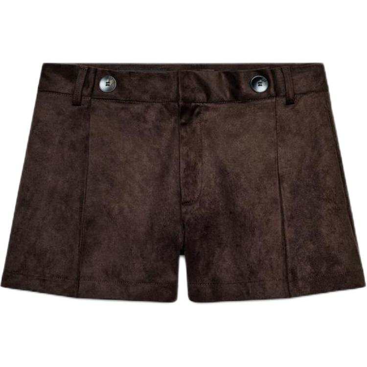 ZARA Casual Shorts Women's Brown Moderate