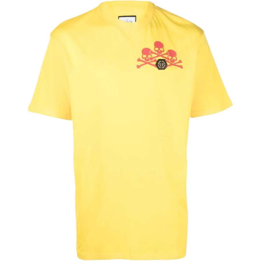 PHILIPP PLEIN 【Previous Season】skull-print detail T-shirt