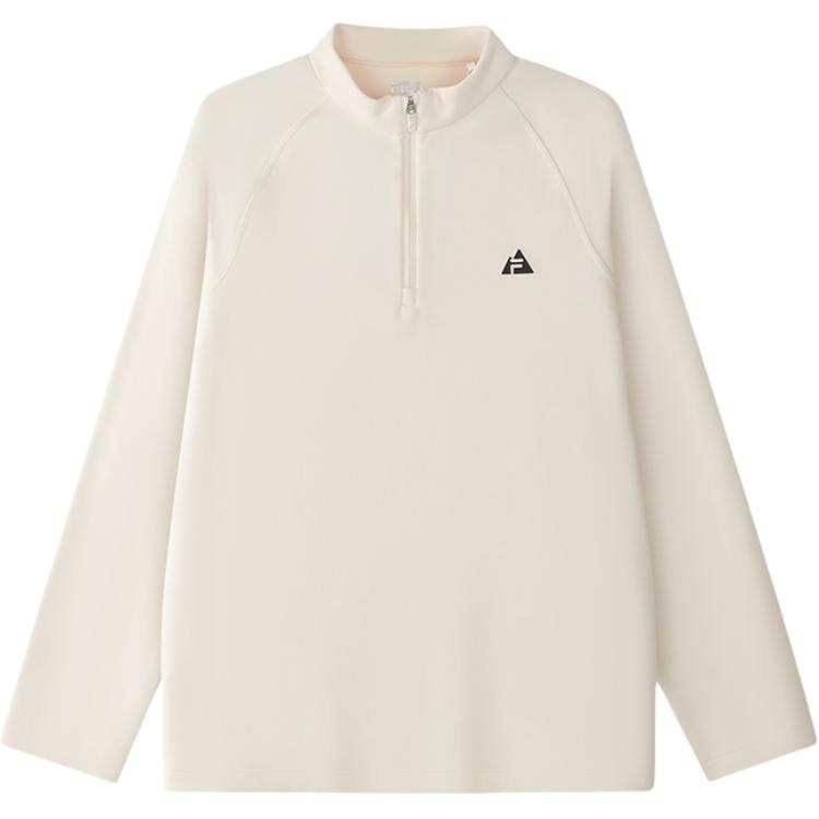 FILA Unisex T Shirts Stand Collar Moderate