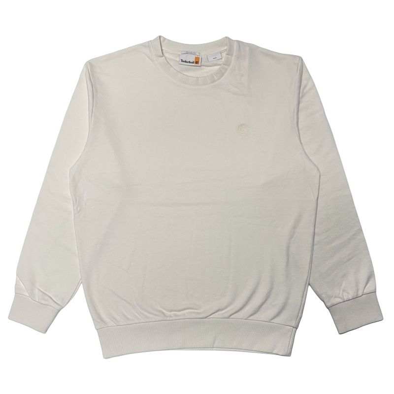 Timberland Sweatshirts Unisex Ecru Crew Neck Moderate