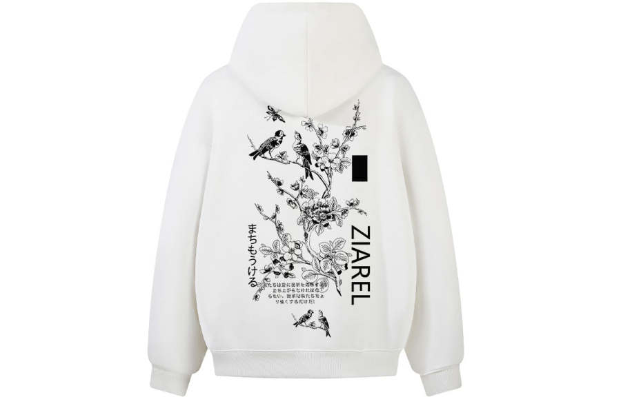 ZIAREL Sweatshirts Unisex Hooded Moderate Heavyweight