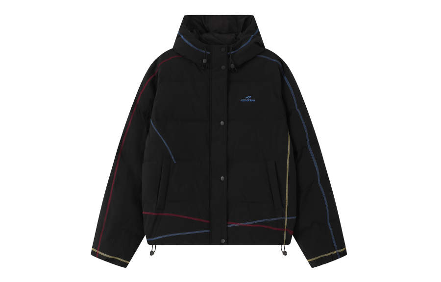F426 Puffer Jackets Unisex Hooded Moderate Padded Puffer Jacket
