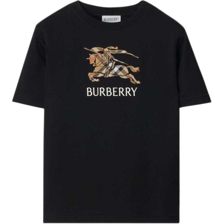 Burberry Kids T Shirts Crew Neck Moderate