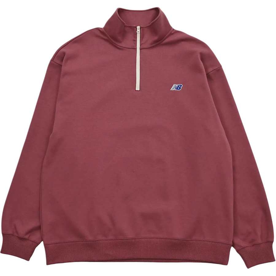 New Balance New Balance Sweatshirts Men's Washable Burgundy Stand Collar Moderate