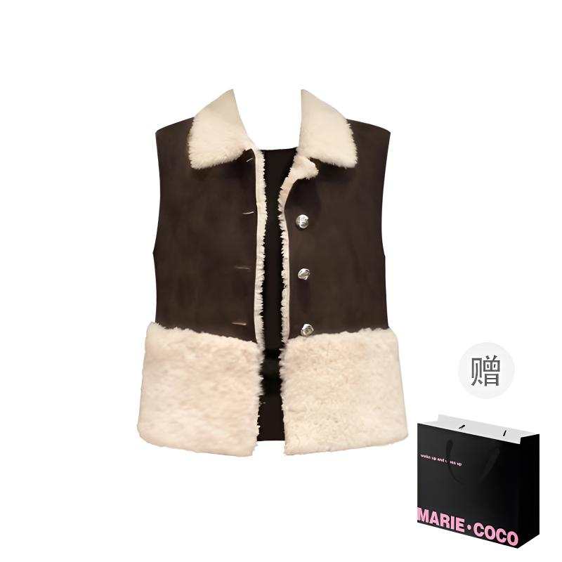 MARIE·COCO Vests Women's Lambswool Vest Thickened Other