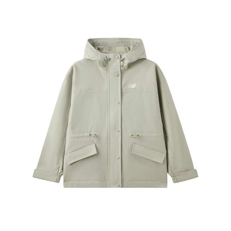 New Balance New Balance Jackets Women's Light Green Hooded Moderate Other