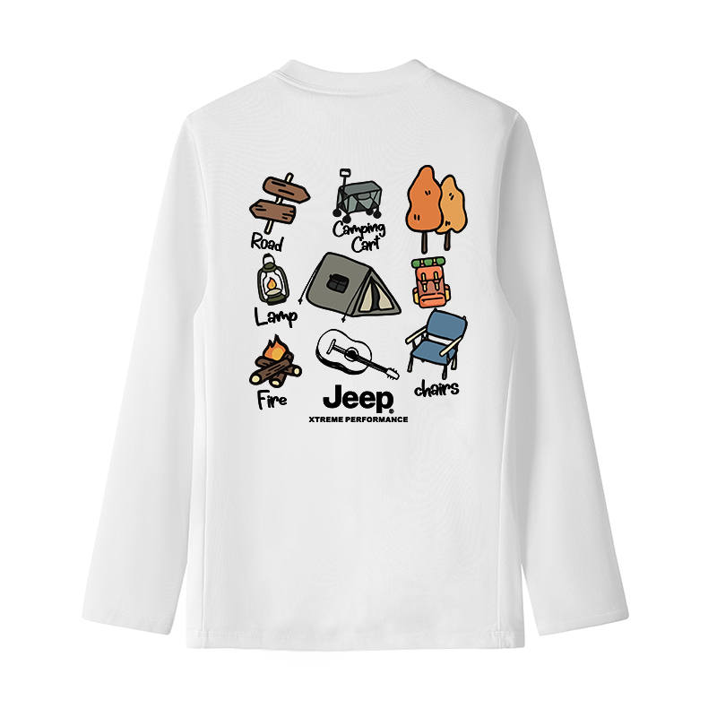 Jeep T Shirts Unisex Crew Neck Moderate Heavyweight