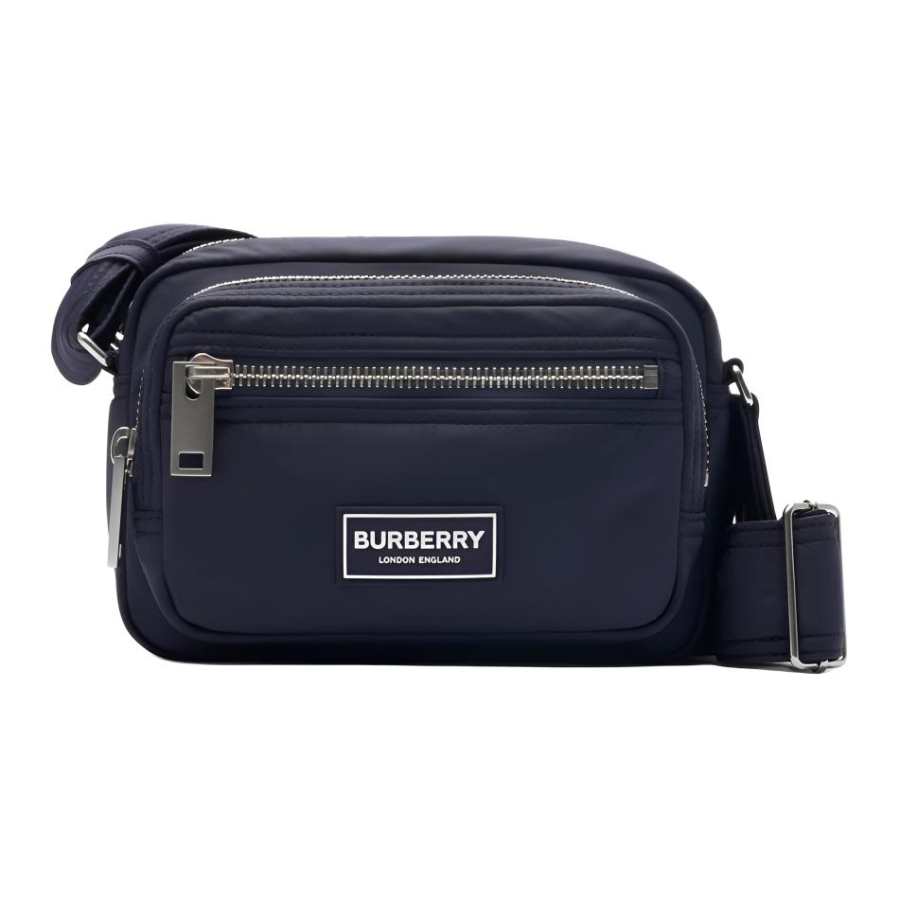 Burberry Nylon Shoulder Bag Men's Marine Blue