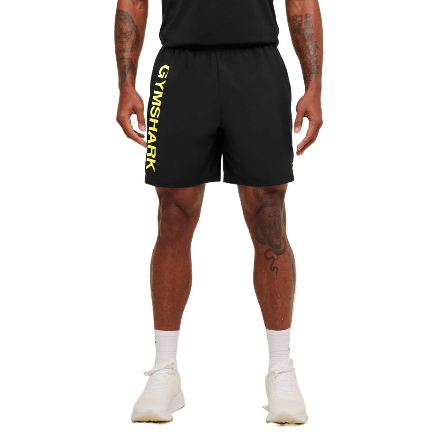 GYMSHARK Sports Shorts Men's Black Moderate