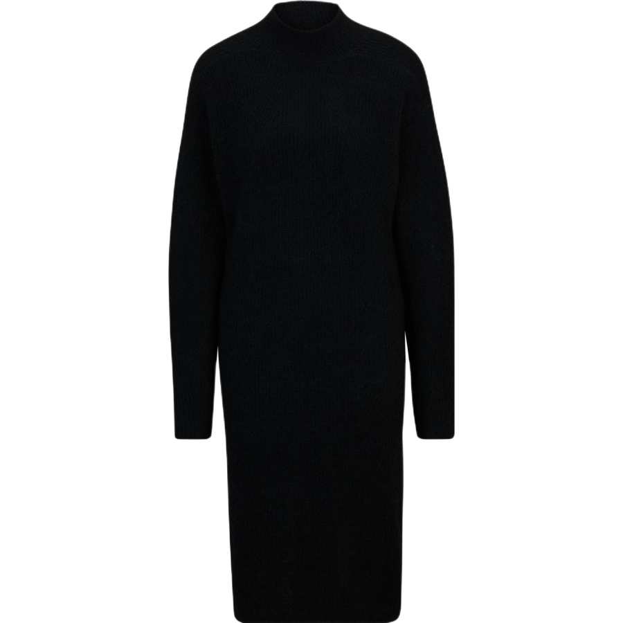 HUGO BOSS SS23 Long Sleeved Dress Women's Black