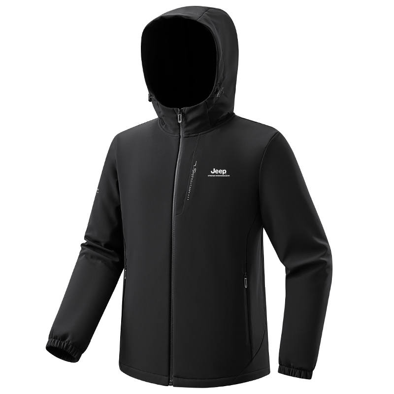 Jeep Jeep Softshell Jackets Unisex Hooded Moderate