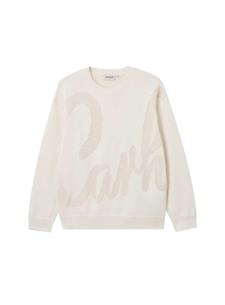 Carhartt WIP Knitwear Women's BGL/Beige Yellow Crew Neck Moderate