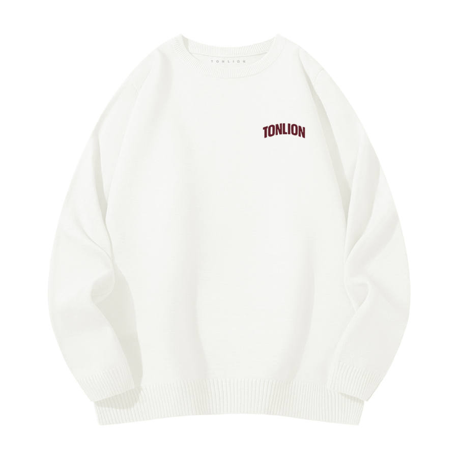 Tonlion Sweaters Unisex Crew Neck Moderate Other