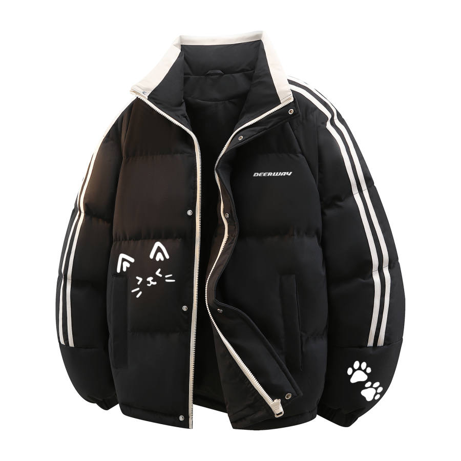 DEERWAY DEERWAY Down Jackets Unisex Stand Collar Moderate Puffer Jacket