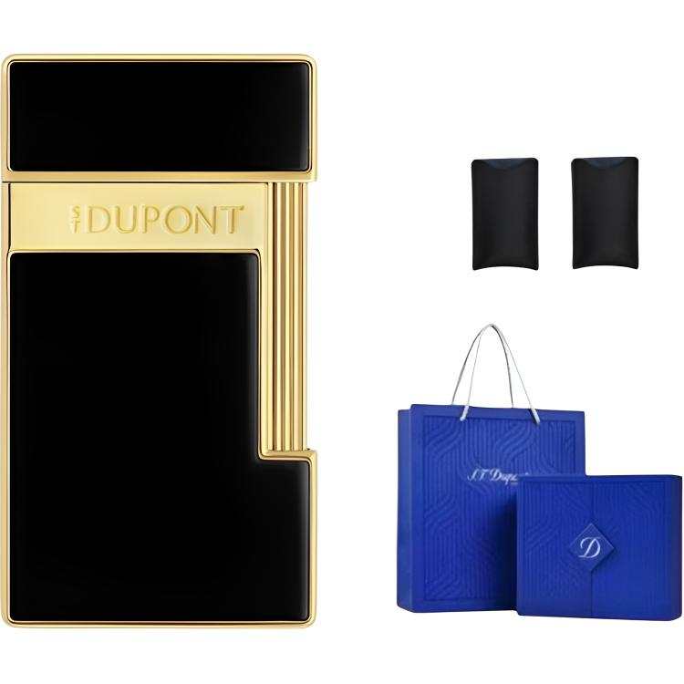 S.T.Dupont S. T.DUPONT Butane Lighters Black Gold