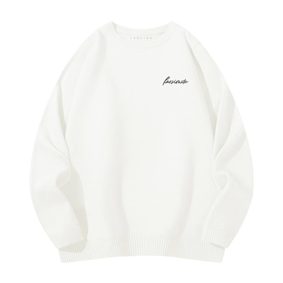 Tonlion Sweaters Unisex Crew Neck Moderate Other