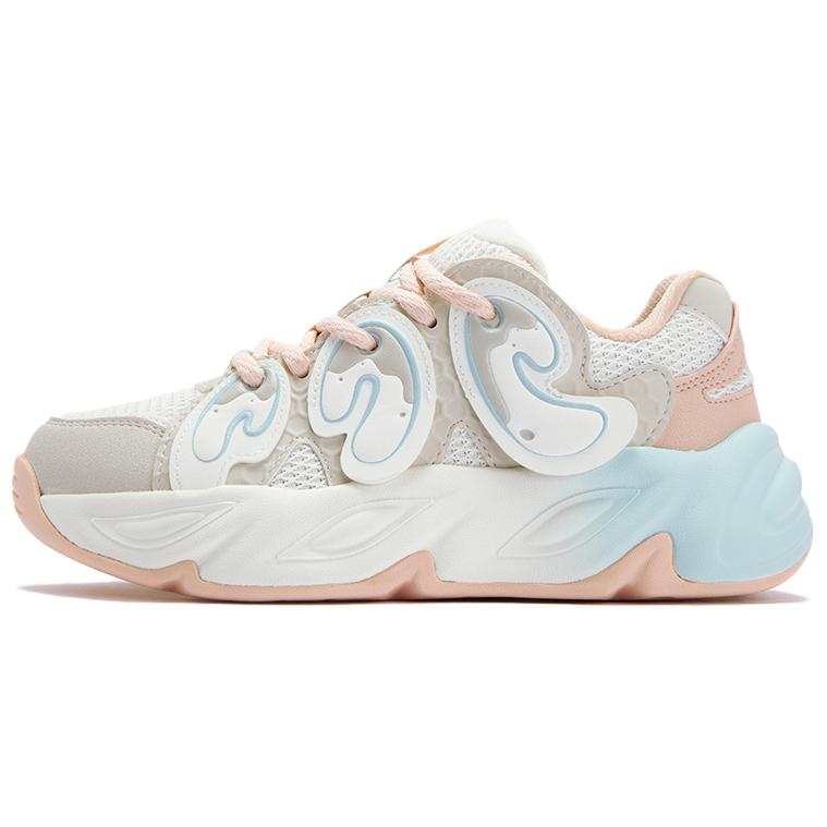 361° Slip Resistant Abrasion Resistant Low top Casual Shoes Women's Beige Pink