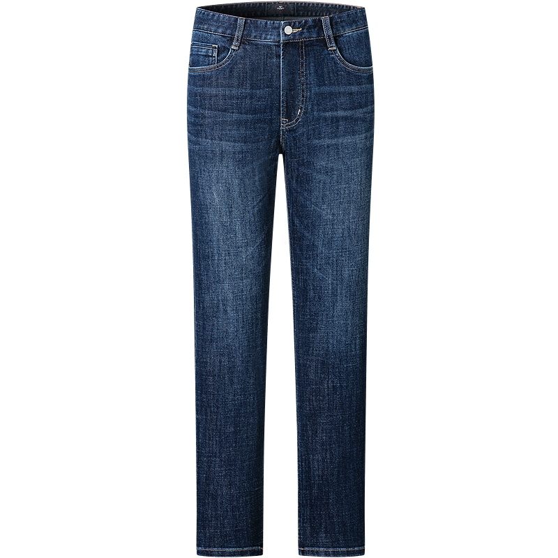 SEPTWOLVES SEPTWOLVES Jeans Men's Dark Blue Moderate Slim Fit Pants
