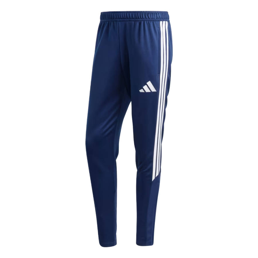 Adidas Adidas Soccer Bottoms Men's Marine Blue Moderate Straight Fit Pants