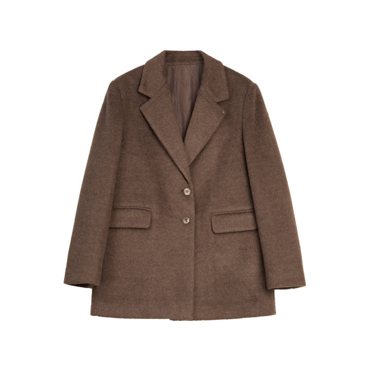 ELLE Business Suits Women's Coffee Suit Collar Moderate