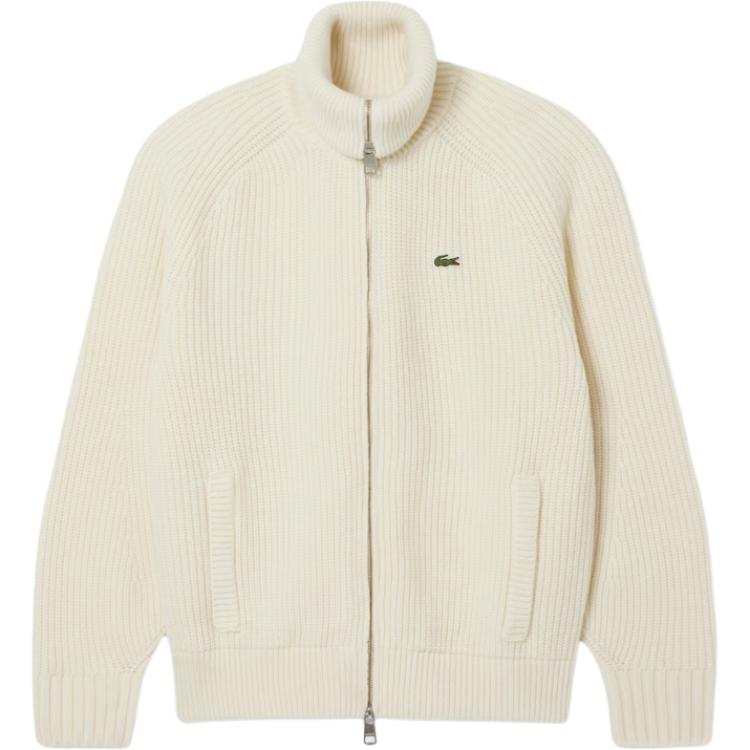 LACOSTE Lacoste zip logo cardigan