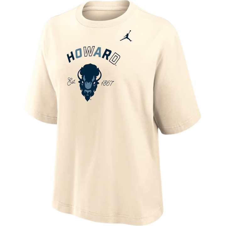 Jordan Jordan College (Howard University) Women's Boxy Cotton T-Shirt