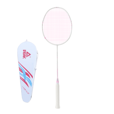 PEAK Frost 5U Full Carbon Badminton Rackets Offensive Type Heavy Head, Stiff Shaft Advanced Level 675mm Unisex 5U/G5