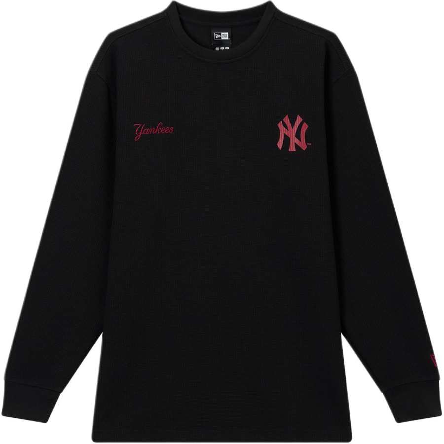 New Era Knitwear Unisex Black Crew Neck Moderate