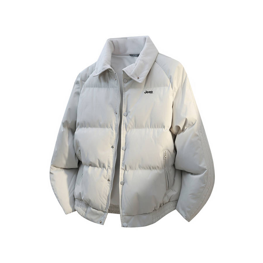 Jeep Jeep Puffer Jackets Unisex Lapel Thickened