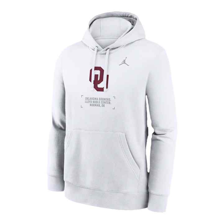 Jordan Jordan Oklahoma Club Basketball 2-Hit Men's Nike College Pullover Hoodie