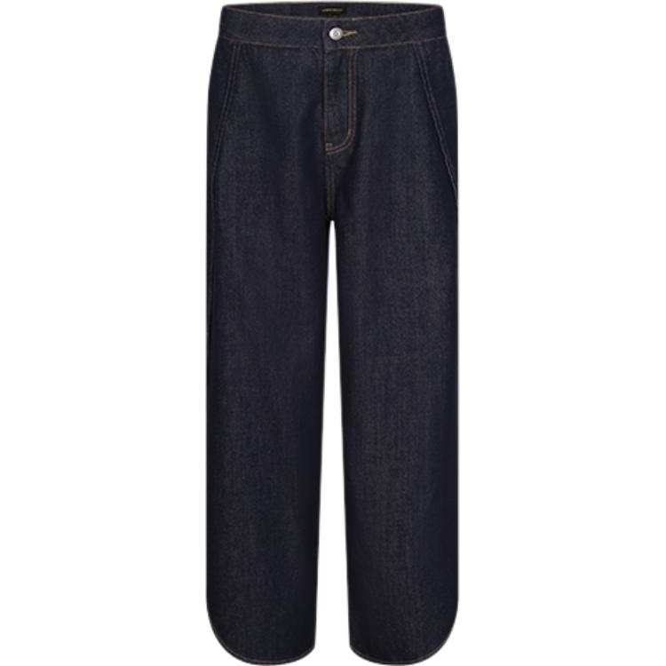 URBAN REVIVO Jeans Women's Blue Moderate Wide Leg Pants