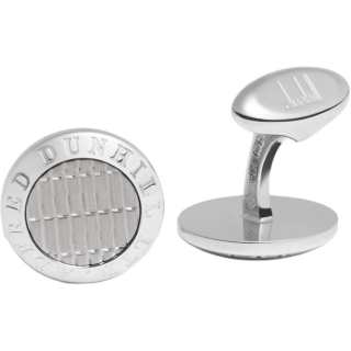 Dunhill Rhodium plated Cufflinks Men's Silver