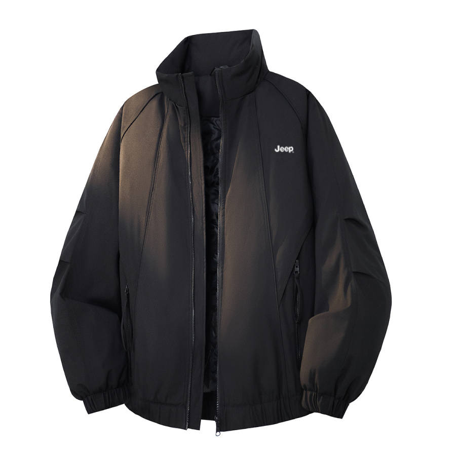 Jeep Jeep Puffer Jackets Unisex Stand Collar Thickened