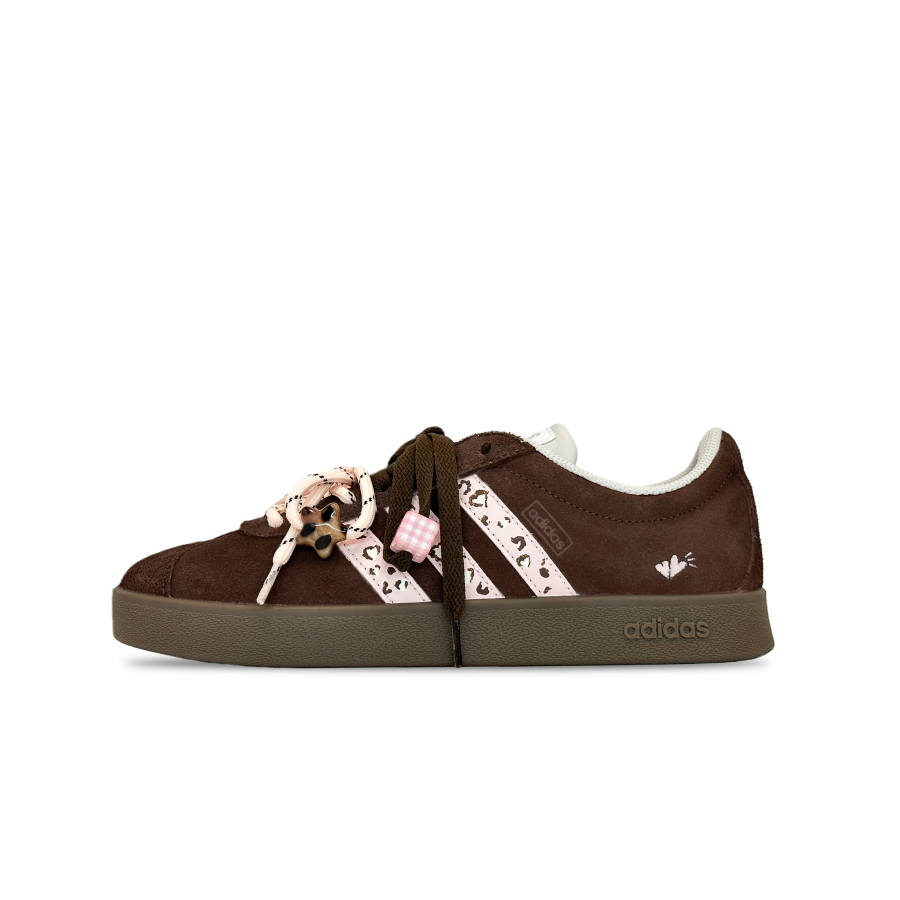 Adidas Adidas VL COURT 2.0 Mocha Cocoa Abrasion Resistant Lightweight Wear resistant And Lightweight Low top