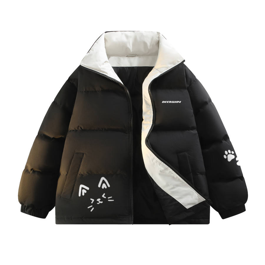 DEERWAY DEERWAY Down Jackets Unisex Stand Collar Moderate Puffer Jacket