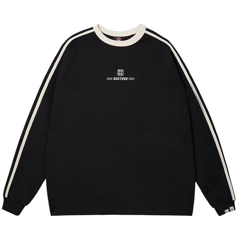 66/ROUTE 66 Sweatshirts Unisex Crew Neck Moderate Regular