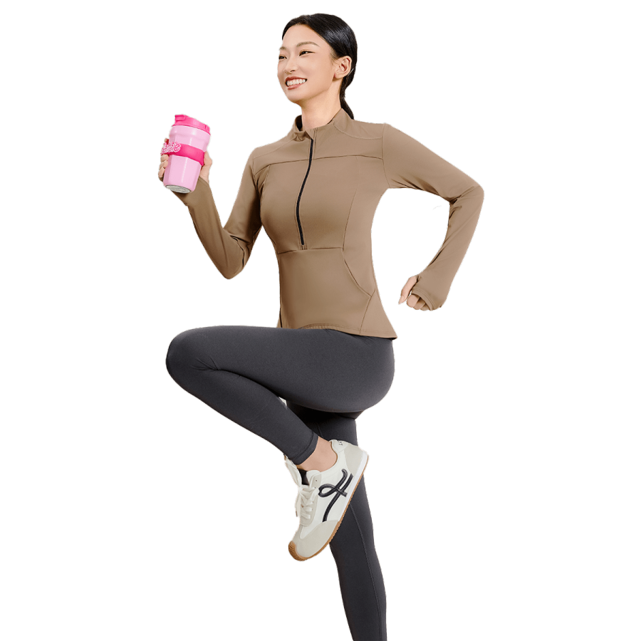 Barbie Fitness Sets Unisex Stand Collar Moderate