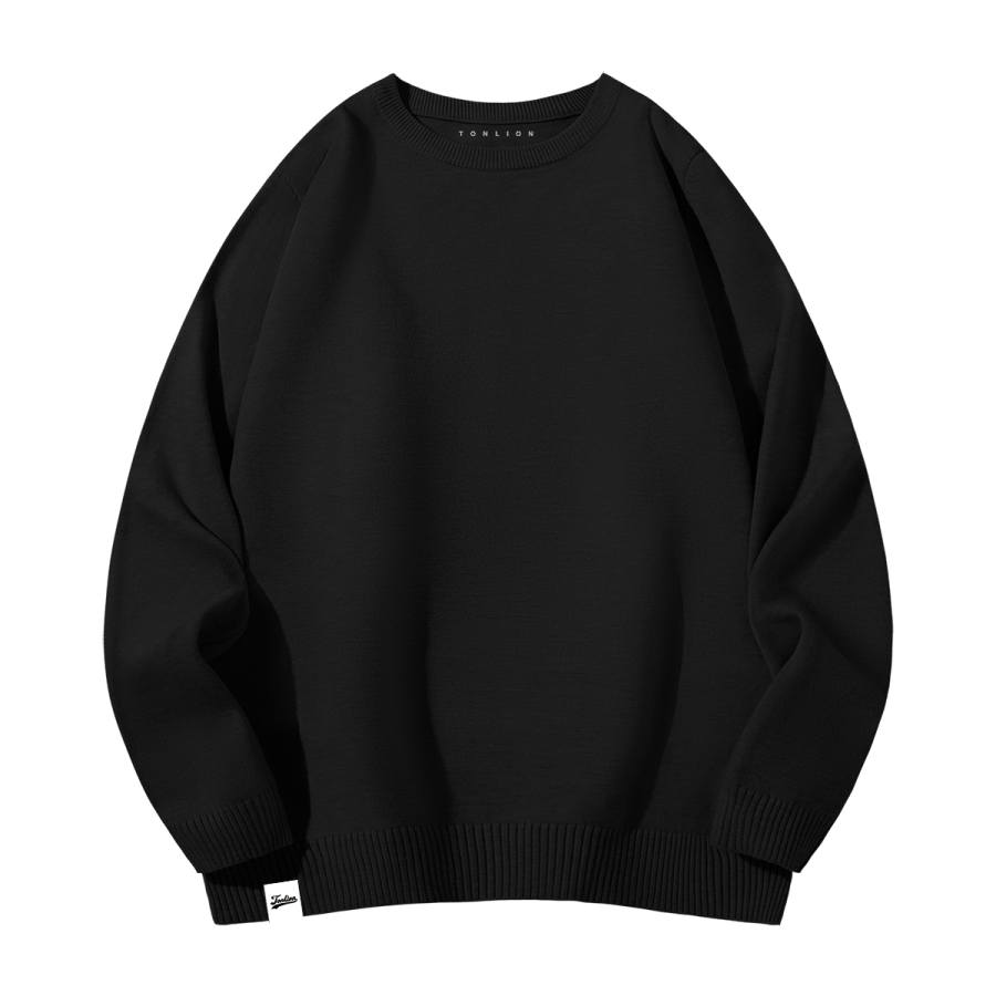Tonlion Sweaters Unisex Crew Neck Moderate Other