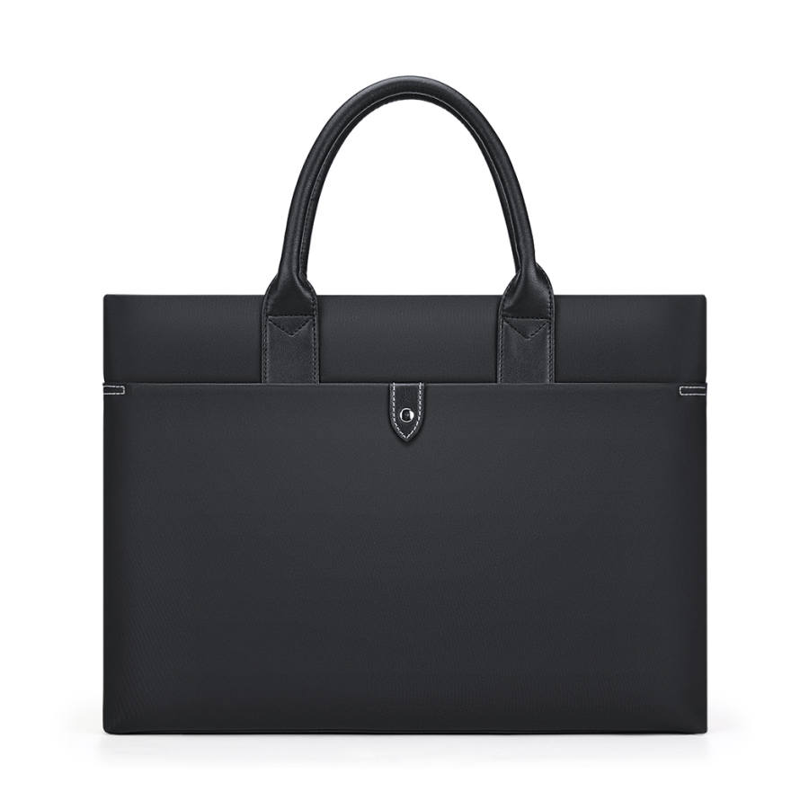 WILLIAMPOLO WilliamPOLO 15.6 Inches Laptop Bag, Fabric+Microfiber Leather, Briefcase Couple Same Style Commute, Document Bag