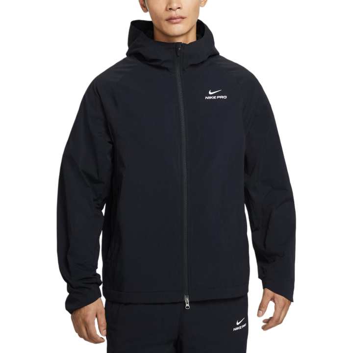 Nike Nike Pro Jackets Men's Black/White Hooded Non Detachable Moderate Other