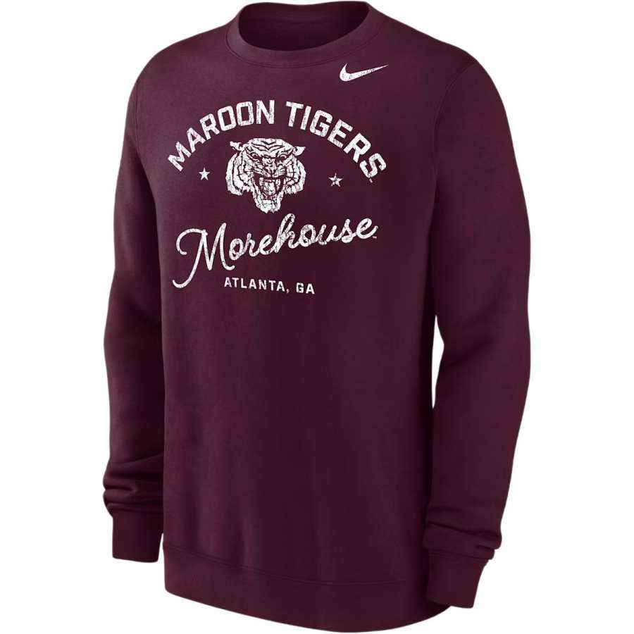 Nike Nike College (Morehouse College) Men’s Club Fleece Crew-Neck Sweatshirt