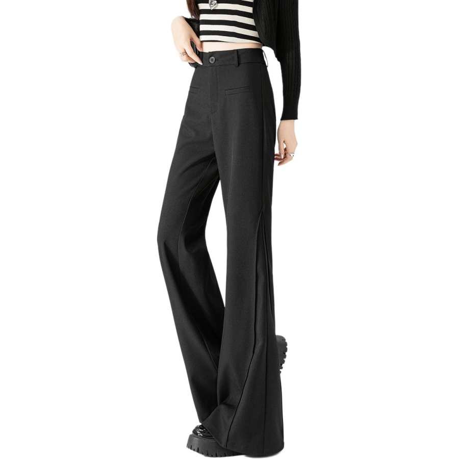 BALENO Casual Pants Women's Thickened And Fleece Lined Flared Pants