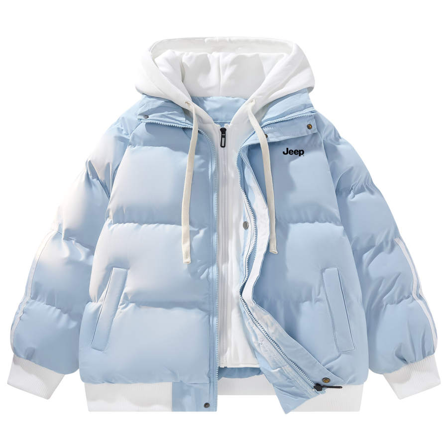 Jeep Jeep Down Jackets Unisex Hooded Thickened Puffer Jacket