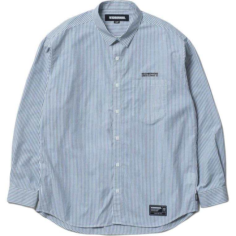 Neighborhood striped long-sleeve cotton shirt